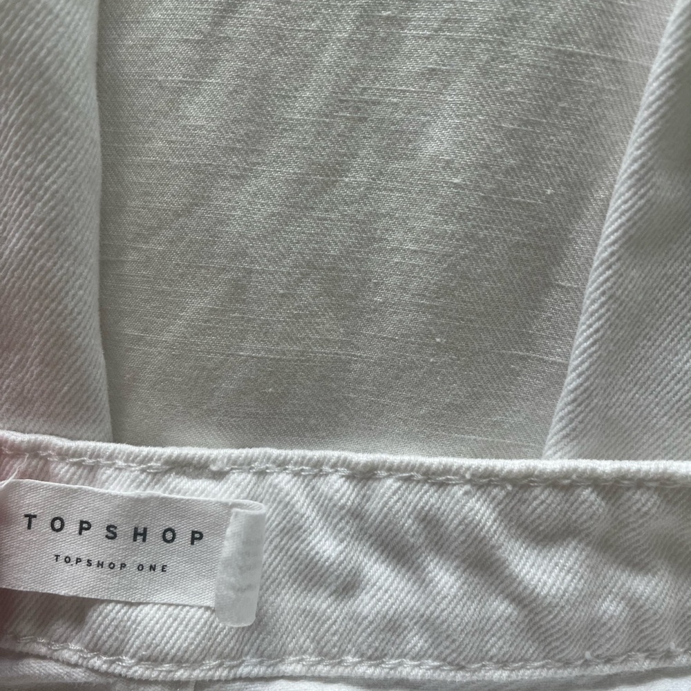 Topshop Women's White Jeans 26 straight leg - Picture 6 of 11